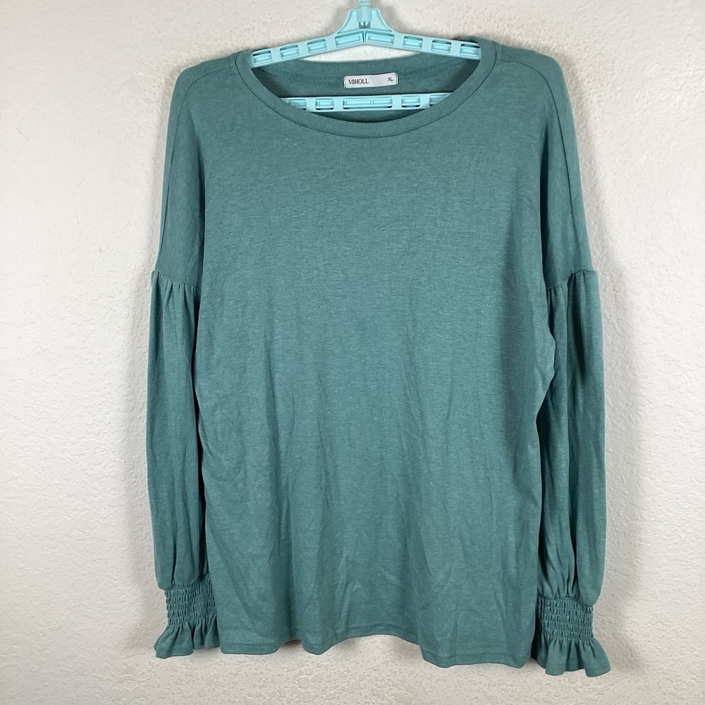 Miholl Womens Sweater Sz XL Pullover Solid Comfort Long Sleeve Excellent